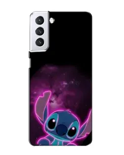 Чехол для Samsung Galaxy S21 с картинкой «Неоновый Stitch» Чехол для Samsung Galaxy S21 с картинкой «Неоновый Stitch»