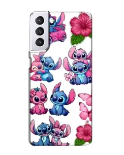 Чехол для Samsung Galaxy S21 с картинкой «Стикеры Stitch и Angel» Чехол для Samsung Galaxy S21 с картинкой «Стикеры Stitch и Angel»