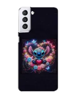 Чехол для Samsung Galaxy S21 с картинкой «Stitch в цветах» Чехол для Samsung Galaxy S21 с картинкой «Stitch в цветах»