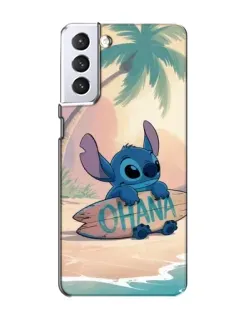 Чехол для Samsung Galaxy S21 с картинкой «Стич на серфе» Чехол для Samsung Galaxy S21 с картинкой «Стич на серфе»