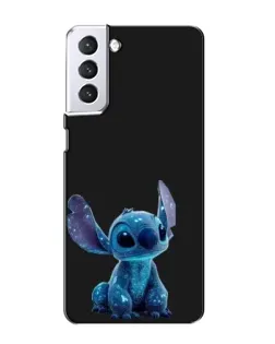 Чехол для Samsung Galaxy S21 с картинкой «Стич на черном» Чехол для Samsung Galaxy S21 с картинкой «Стич на черном»