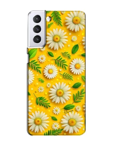Чехол для Samsung Galaxy S21 с картинкой «Ромашковое солнце»