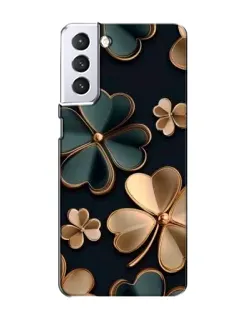 Чехол для Samsung Galaxy S21 с картинкой «Клевер в золоте» Чехол для Samsung Galaxy S21 с картинкой «Клевер в золоте»