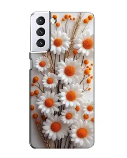 Чехол для Samsung Galaxy S21 с картинкой «Белые сухоцветы» Чехол для Samsung Galaxy S21 с картинкой «Белые сухоцветы»
