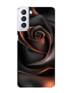Чехол для Samsung Galaxy S21 с картинкой «Шелковая черная роза» Чехол для Samsung Galaxy S21 с картинкой «Шелковая черная роза»