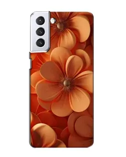 Чехол для Samsung Galaxy S21 с картинкой «Оранжевый макро цветок» Чехол для Samsung Galaxy S21 с картинкой «Оранжевый макро цветок»