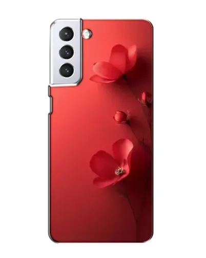 Чехол для Samsung Galaxy S21 с картинкой «Маковые соцветия»