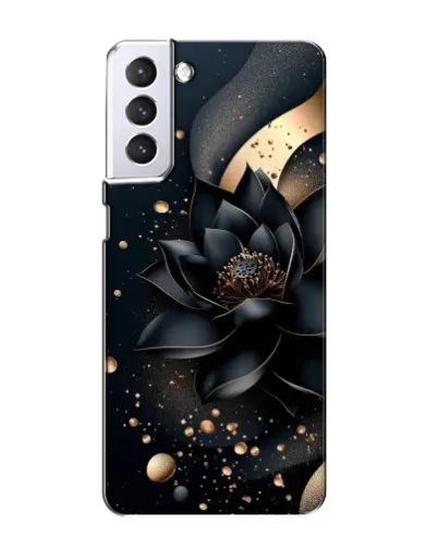 Чехол для Samsung Galaxy S21 с картинкой «Черный лотос»