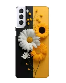 Чехол для Samsung Galaxy S21 с картинкой «Подсолнух и ромашка» Чехол для Samsung Galaxy S21 с картинкой «Подсолнух и ромашка»
