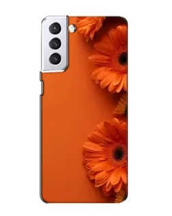 Чехол для Samsung Galaxy S21 с картинкой «Оранжевые герберы» Чехол для Samsung Galaxy S21 с картинкой «Оранжевые герберы»