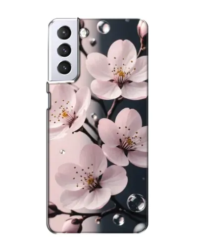 Чехол для Samsung Galaxy S21 с картинкой «Нежная сакура и капли» Чехол для Samsung Galaxy S21 с картинкой «Нежная сакура и капли»