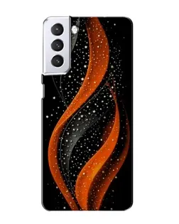 Чехол для Samsung Galaxy S21 с картинкой «Огненная звездная волна» Чехол для Samsung Galaxy S21 с картинкой «Огненная звездная волна»