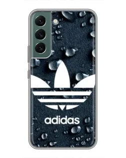 Чехол для Samsung Galaxy S22 Plus с картинкой «Adidas Trefoil Blue»