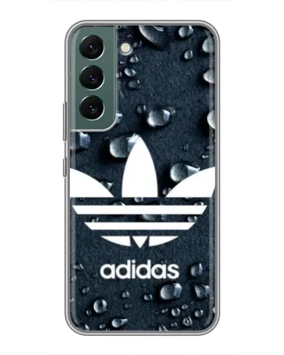 Чехол для Samsung Galaxy S22 Plus с картинкой «Adidas Trefoil Blue»