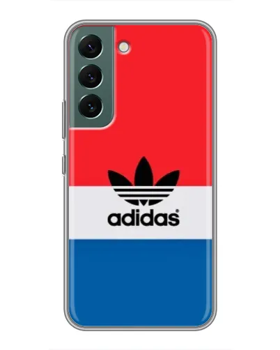 Чехол для Samsung Galaxy S22 Plus с картинкой «Ретро блоки Adidas»