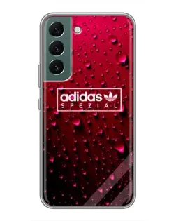 Чехол для Samsung Galaxy S22 Plus с картинкой «Adidas Gold Marble»