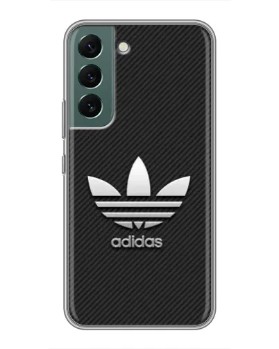 Чехол для Samsung Galaxy S22 Plus с картинкой «Adidas Карбоновая текстура»