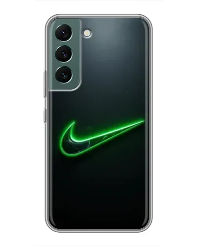 Чехол для Samsung Galaxy S22 Plus с картинкой «Неоновый контур Nike» Чехол для Samsung Galaxy S22 Plus с картинкой «Неоновый контур Nike»