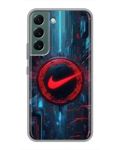 Чехол для Samsung Galaxy S22 Plus с картинкой «Техногенный стиль Nike» Чехол для Samsung Galaxy S22 Plus с картинкой «Техногенный стиль Nike»