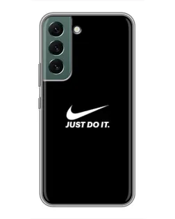 Чехол для Samsung Galaxy S22 Plus с картинкой «Минимализм от Nike»
