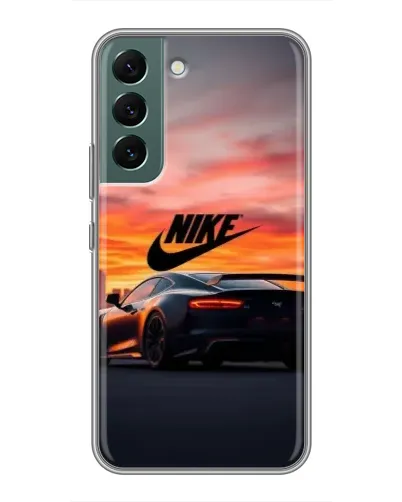 Чехол для Samsung Galaxy S22 Plus с картинкой «Nike и суперкар» Чехол для Samsung Galaxy S22 Plus с картинкой «Nike и суперкар»