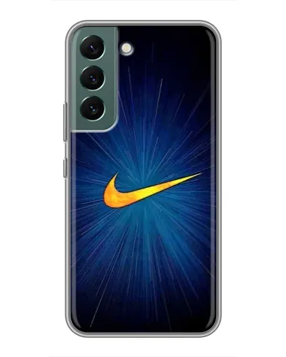 Чехол для Samsung Galaxy S22 Plus с картинкой «Синий пульс Nike» Чехол для Samsung Galaxy S22 Plus с картинкой «Синий пульс Nike»