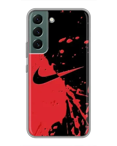 Чехол для Samsung Galaxy S22 Plus с картинкой «Красные брызги Nike» Чехол для Samsung Galaxy S22 Plus с картинкой «Красные брызги Nike»