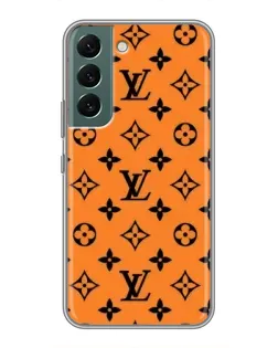 Чехол для Samsung Galaxy S22 Plus с картинкой «Оранжевый стиль LV»