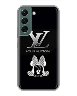 Чехол для Samsung Galaxy S22 Plus с картинкой «LV и Минни Маус»