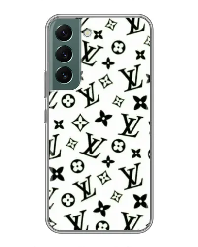 Чехол для Samsung Galaxy S22 Plus с картинкой «Монохромный хаос LV»