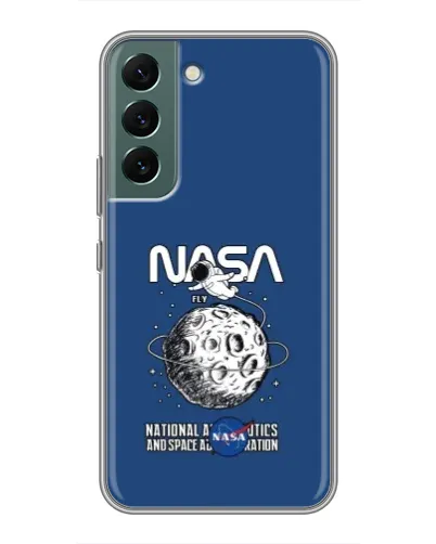 Чохол для Samsung Galaxy S22 Plus з картинкою «NASA — місячна місія» Чохол для Samsung Galaxy S22 Plus з картинкою «NASA — місячна місія»
