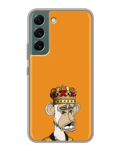 Чохол для Samsung Galaxy S22 Plus з картинкою «Золота мавпа Bored Ape»