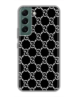 Чехол для Samsung Galaxy S22 Plus с картинкой «Gucci — сетчатый паттерн»