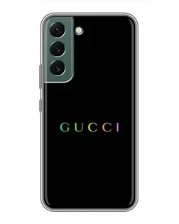 Чехол для Samsung Galaxy S22 Plus с картинкой «Gucci — неоновый минимализм»