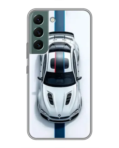 Чехол для Samsung Galaxy S22 Plus с картинкой «Вид сверху — BMW M»