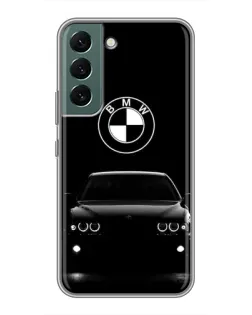 Чехол для Samsung Galaxy S22 Plus с картинкой «BMW — взгляд из темноты» Чехол для Samsung Galaxy S22 Plus с картинкой «BMW — взгляд из темноты»
