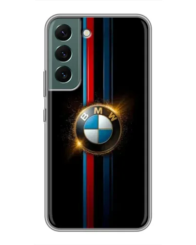 Чехол для Samsung Galaxy S22 Plus с картинкой «BMW M-Power неон»