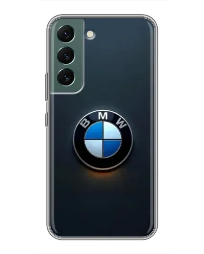 Чехол для Samsung Galaxy S22 Plus с картинкой «Логотип BMW — минимализм»