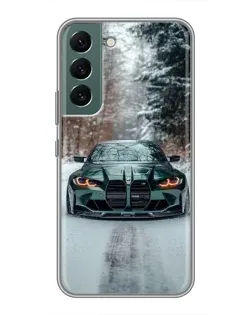 Чехол для Samsung Galaxy S22 Plus с картинкой «BMW в зимнем лесу» Чехол для Samsung Galaxy S22 Plus с картинкой «BMW в зимнем лесу»