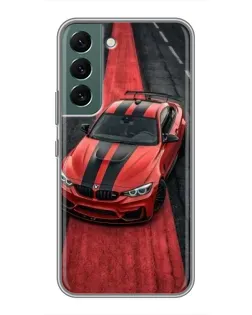 Чехол для Samsung Galaxy S22 Plus с картинкой «BMW на красной дорожке» Чехол для Samsung Galaxy S22 Plus с картинкой «BMW на красной дорожке»