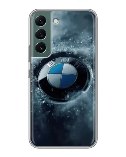 Чехол для Samsung Galaxy S22 Plus с картинкой «Логотип BMW — лед» Чехол для Samsung Galaxy S22 Plus с картинкой «Логотип BMW — лед»