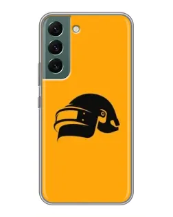 Чохол для Samsung Galaxy S22 Plus з картинкою «PUBG — золотий шолом»