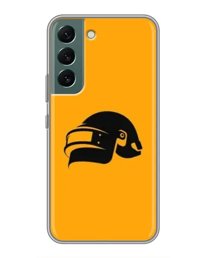 Чохол для Samsung Galaxy S22 Plus з картинкою «PUBG — золотий шолом»