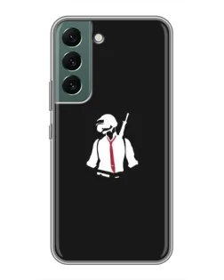 Чохол для Samsung Galaxy S22 Plus з картинкою «PUBG — силует воїна»