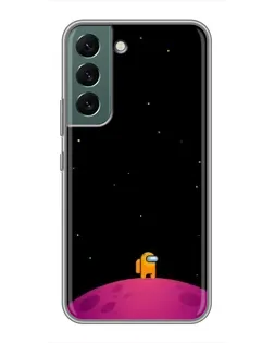 Чохол для Samsung Galaxy S22 Plus з картинкою «Самотній герой на планеті» Чохол для Samsung Galaxy S22 Plus з картинкою «Самотній герой на планеті»