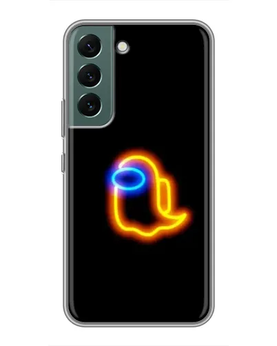 Чохол для Samsung Galaxy S22 Plus з картинкою «Among Us неонове сяйво»