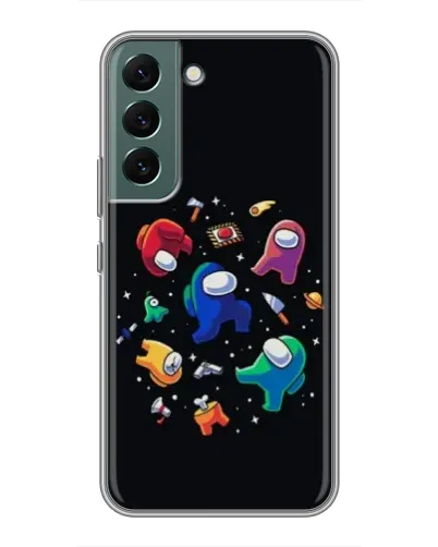 Чохол для Samsung Galaxy S22 Plus з картинкою «Among Us космос»
