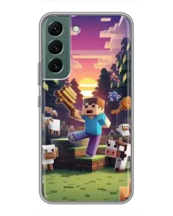 Чохол для Samsung Galaxy S22 Plus з картинкою «Стів на фермі»