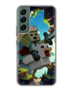 Чохол для Samsung Galaxy S22 Plus з картинкою «Стів та гусь»