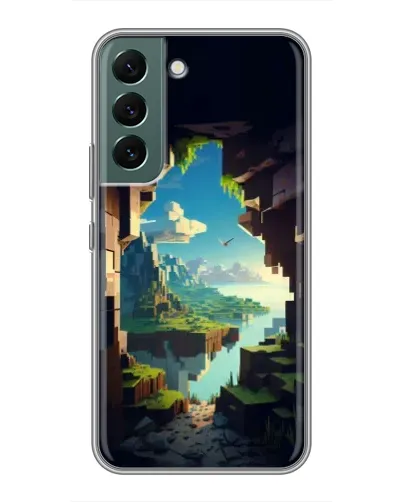 Чехол для Samsung Galaxy S22 Plus с картинкой «Вид из пещеры» Чехол для Samsung Galaxy S22 Plus с картинкой «Вид из пещеры»